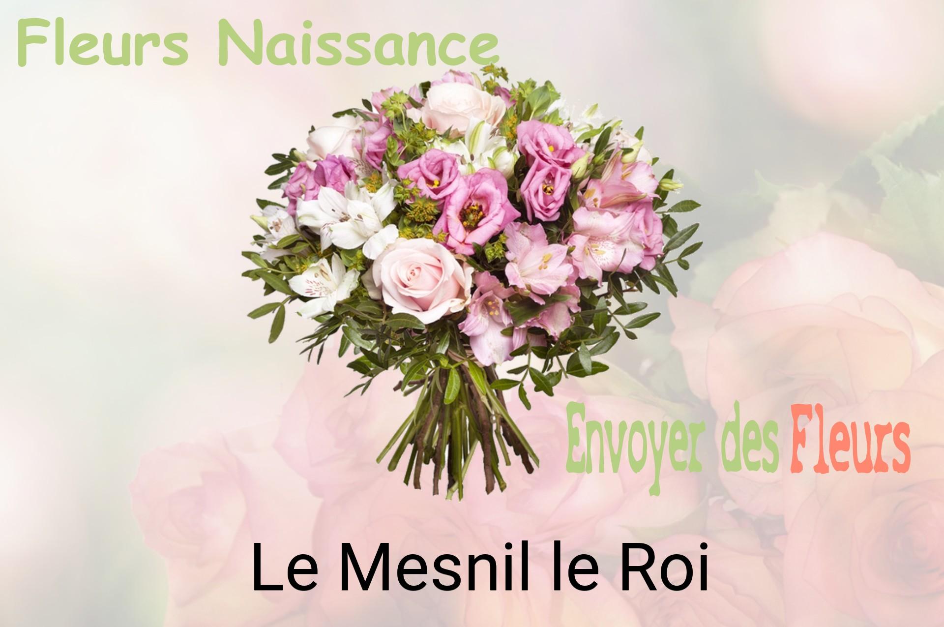 Bouquet de fleurs de naissance livré à Le Mesnil-le-Roi