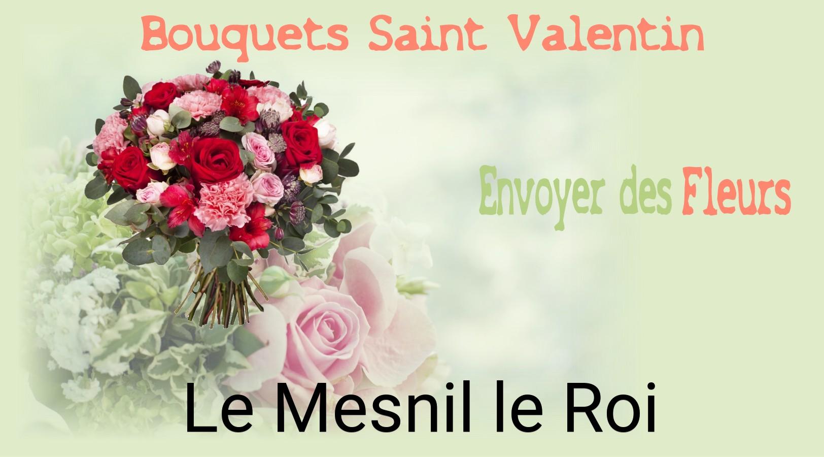 Roses de Saint-Valentin livrées à Le Mesnil-le-Roi